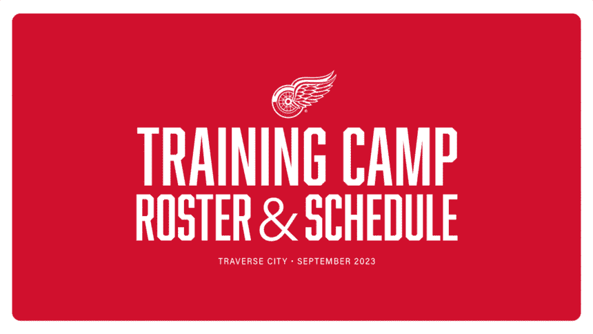 Red Wings Release 2023 Training Camp Roster And Schedule – Out For The ...